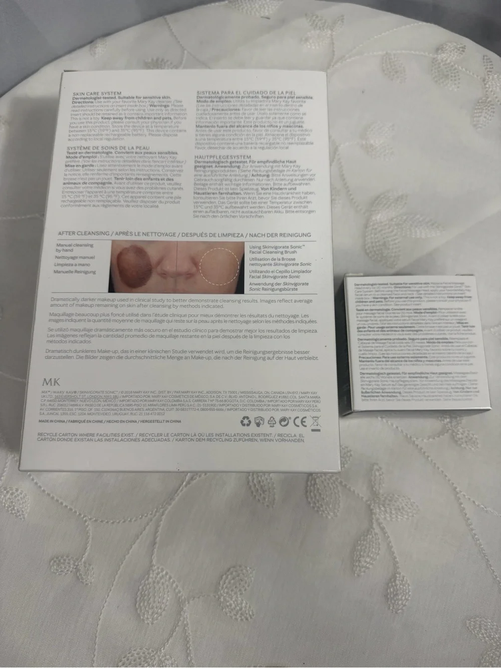 Mary Kay Skinvigorate Sonic Skin Care System 128064 w/ Massage Head New In Box